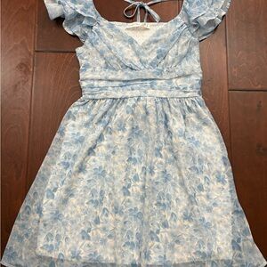 Altar'd State Light Blue Floral Dress
